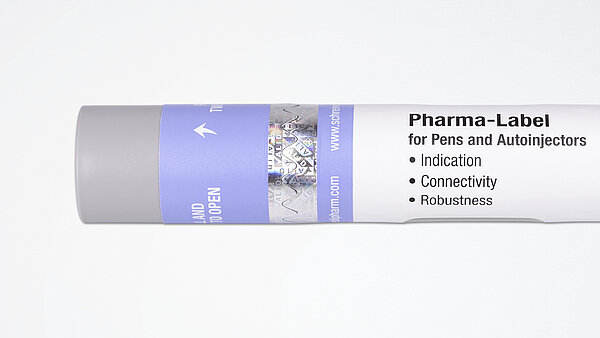 The integrated perforation of the Autoinjector-Label is irreversibly destroyed during initial opening.