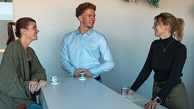 Werkstudenten in einem mittelständischen Unternehmen