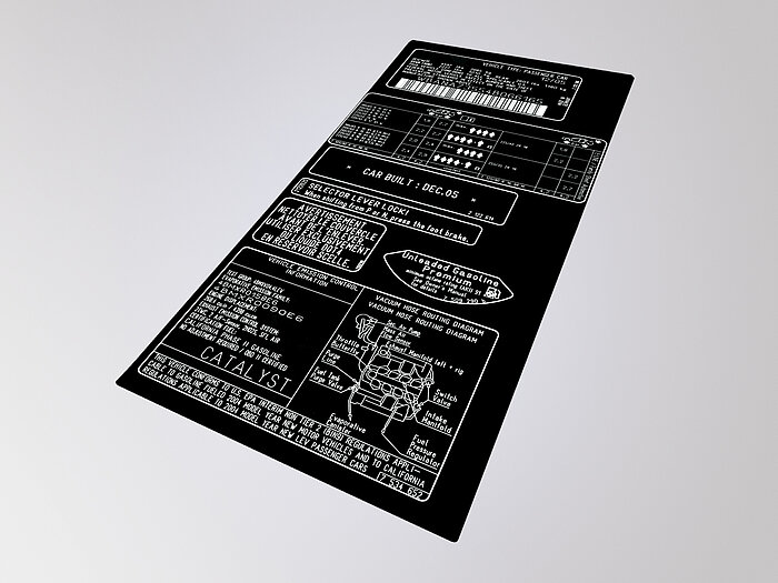 Laser marking with individual information