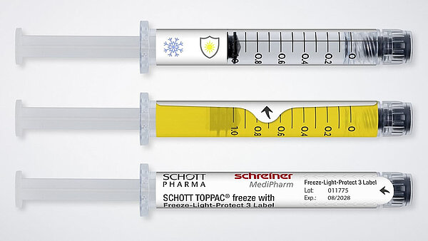 Freeze Light Protect Tiefkühletiketten schützen sensible Wirkstoffe auch bei hohen Minustemperaturen