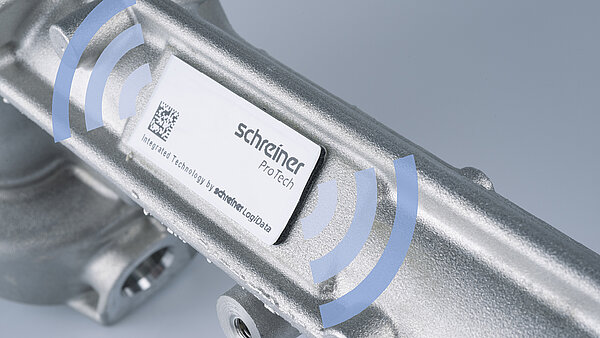 The ((rfid))-DistaFerr SL2 can be provided with barcode, plain text or logos