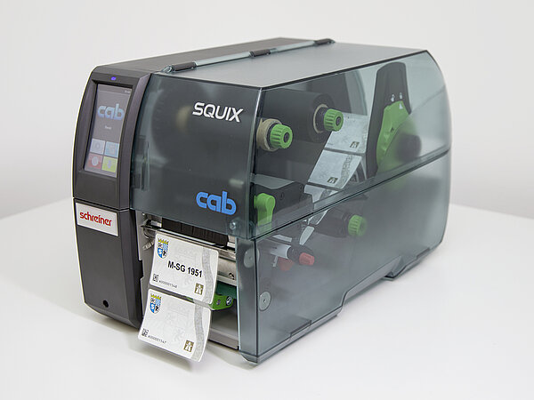 Marking systems such as this stand-alone solution allow for in-process label inscription. 