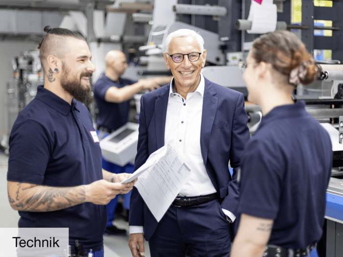 Lorenz Geiger leitet bei der Schreiner Group die Technik.