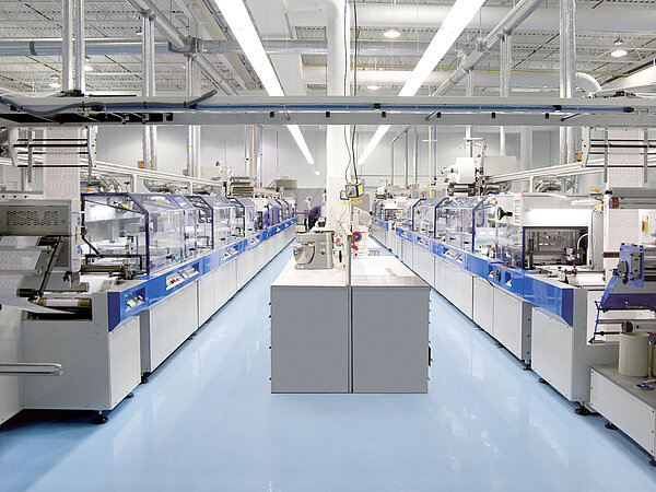 state-of-the-art machinery according at Schreiner Group