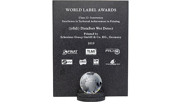Schreiner Group was honored with the World Label Award 2018.