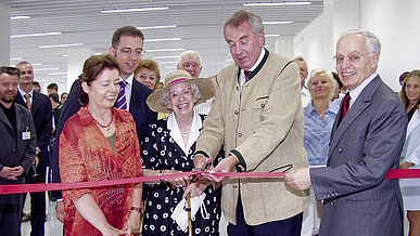 Ceremonial opening of another company building