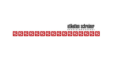 Das Logo von „Etiketten-Schreiner“ im Jahr 1976