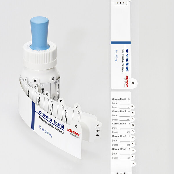 Documentation label with ten detachable individual labels