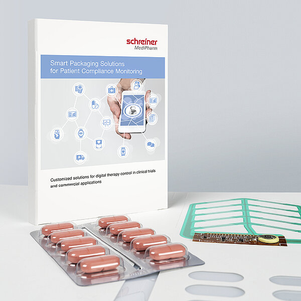 Smart blister packaging is read out with smartphone.