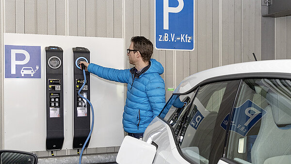 Schreiner Group has installed nine charging stations for electric vehicles in 2020.