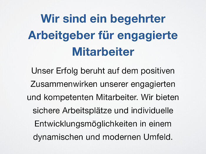 Die Mission der Schreiner Group – Satz 4: Wir sind ein begehrter Arbeitgeber für engagierte Mitarbeiter. 