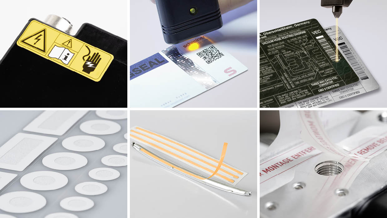 Schreiner ProTech develops and produces intelligent, industrial markings, tamper-evident and functional foil-based parts