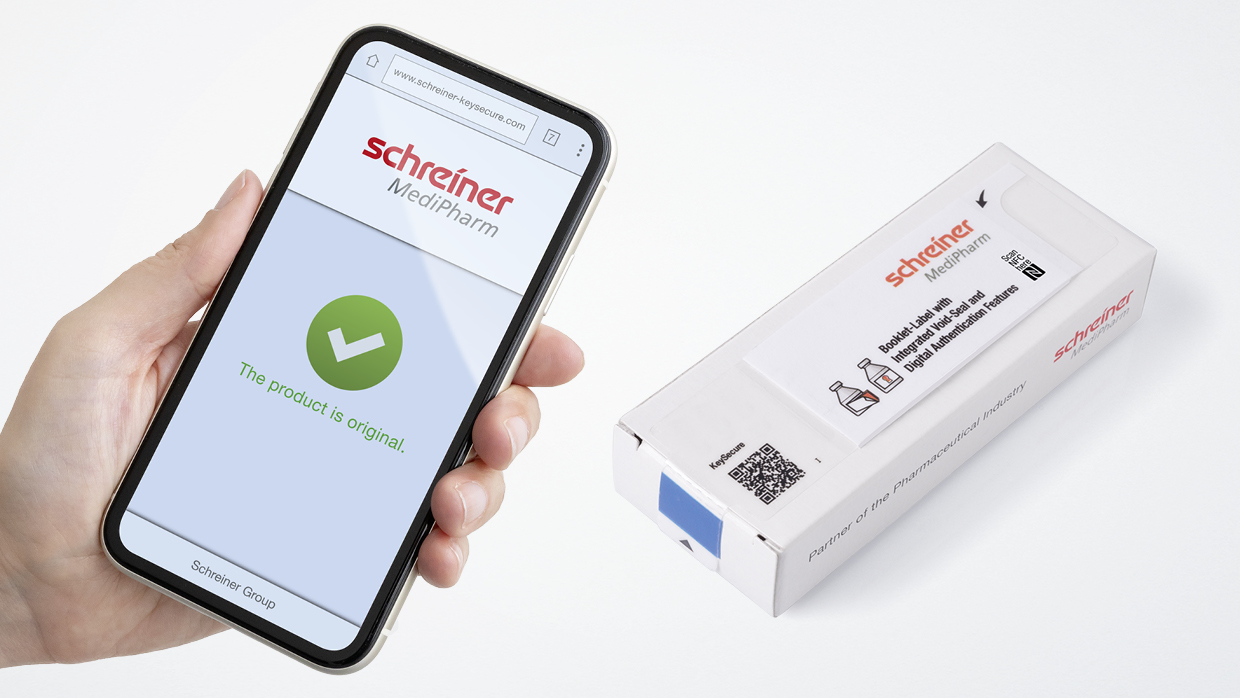 Faltschachteln können mit Track & Trace-Lösungen zur digitalen Identifikation ausgestattet und mit einem Smartphone auf ihre Echtheit überprüft werden.